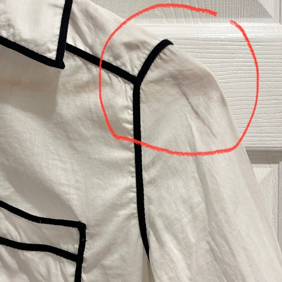 Proenza Schouler for Target White Black Piping Shirt - Picture 9 of 16